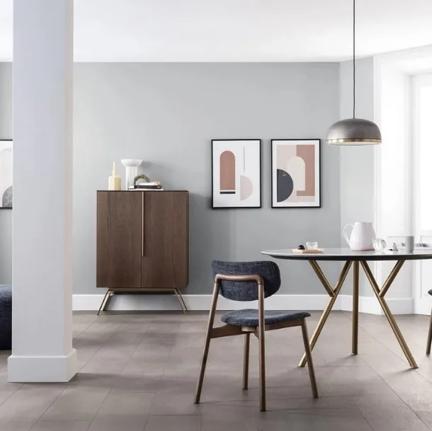 Madia Alta Cleo in legno impiallacciato di Novamobili