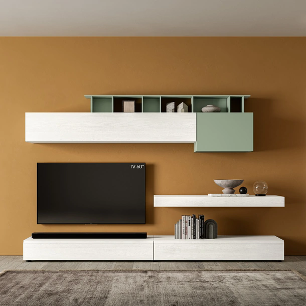 Parete Attrezzata Pratico PTG444 di SantaLucia