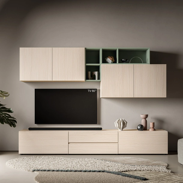 Parete Attrezzata Pratico PTG445 di SantaLucia