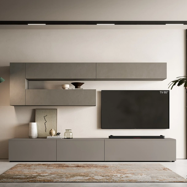 Parete Attrezzata Pratico PTG448 di SantaLucia