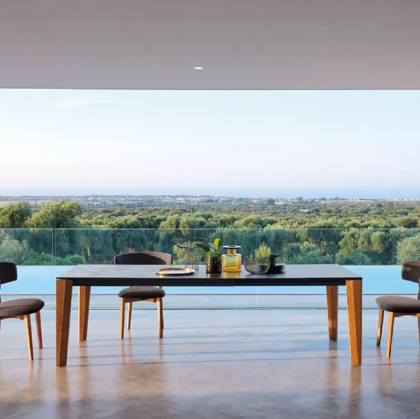 Tavolo allungabile Cartesio T88 di Friulsedie