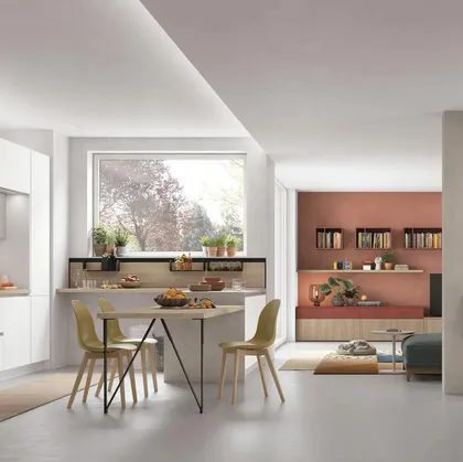 Cucina Moderna con penisola Young 05 di Stosa