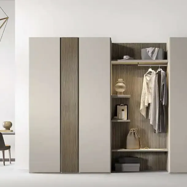 Armadio con ante battenti Utility Bora U454 di Moretti Compact Giorno Notte