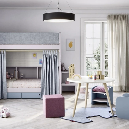 Cameretta con letti a castello Ergo di Nidi