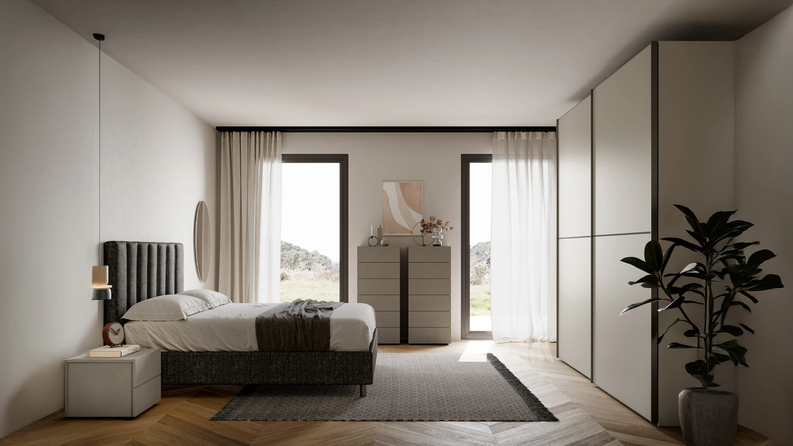 Letto imbottito Kali di SantaLucia