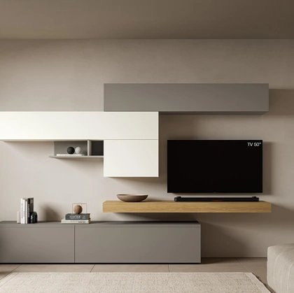 Parete Attrezzata Pratico PTG413 di SantaLucia