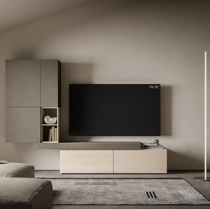 Parete Attrezzata Pratico PTG417 di SantaLucia