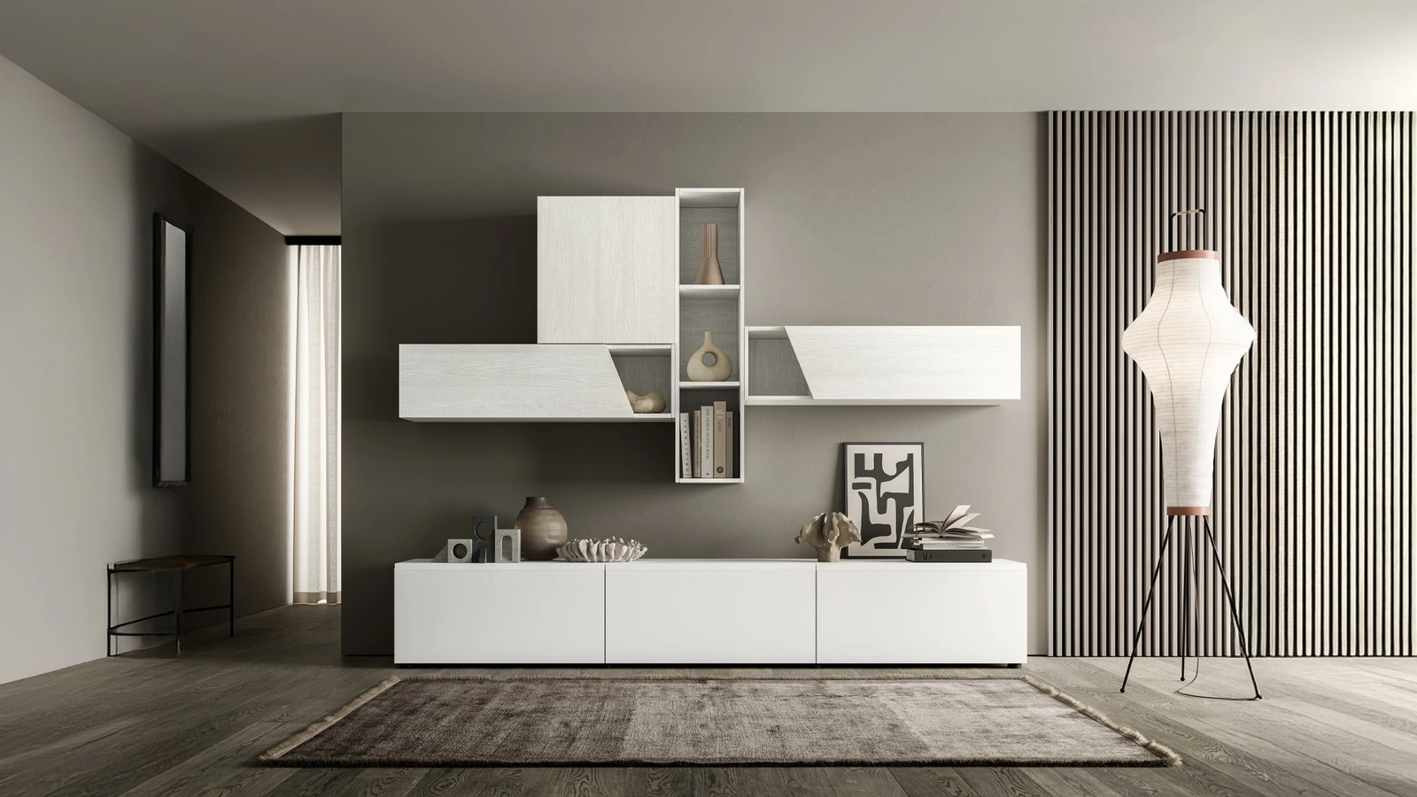 Parete Attrezzata Pratico PTG425 di SantaLucia