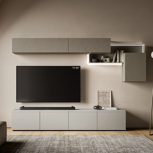 Parete Attrezzata Pratico PTG431 di SantaLucia