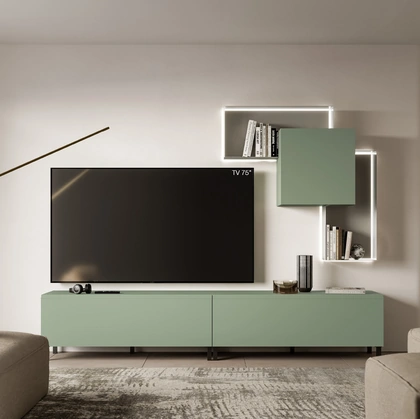 Parete Attrezzata Pratico PTG434 di SantaLucia