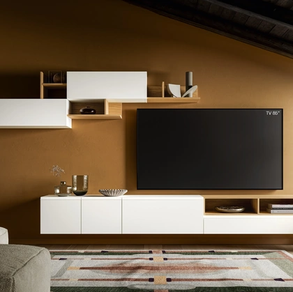 Parete Attrezzata Pratico PTG436 di SantaLucia