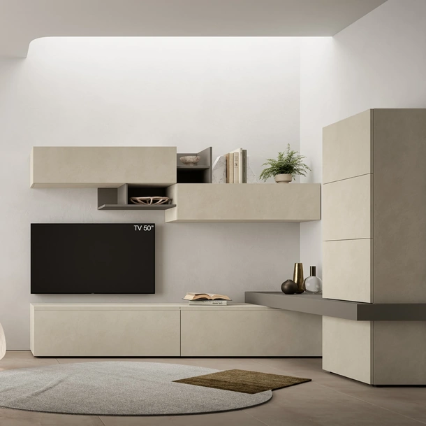 Parete Attrezzata Pratico PTG437 di SantaLucia