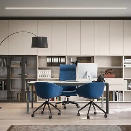 Poltrona Direzionale Montreal in tessuto di Cinquanta3